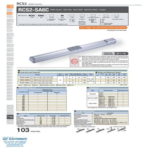 Iai rcs2 sa6_c_specsheet
