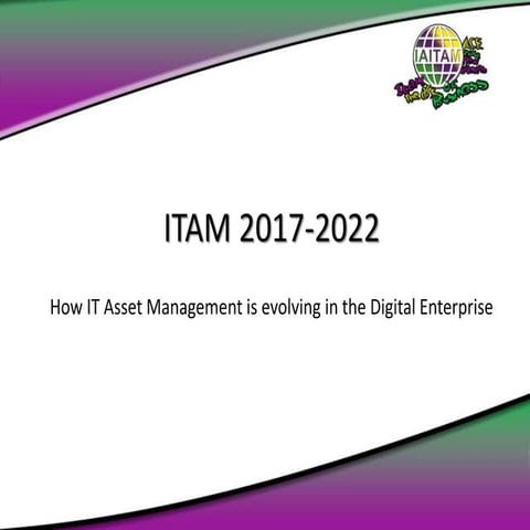 IAITAM ACE 2016, New Orleans - Presentation