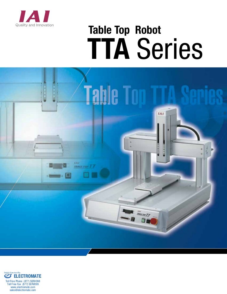 Iai tta table_top_robot_specsheet