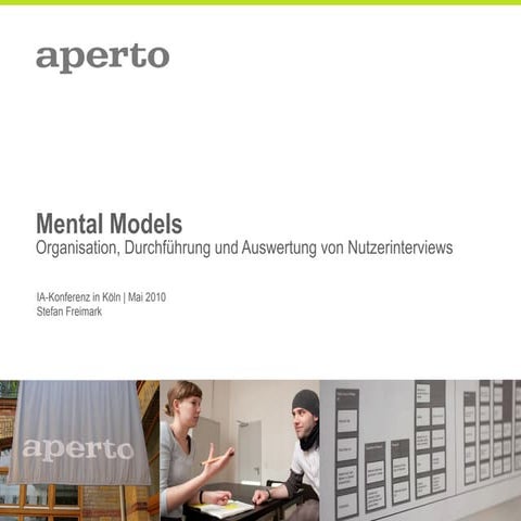 Mental Models (nur Folien)