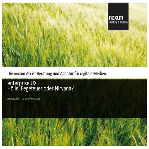 Iak13 arno bublitz enterprise ux