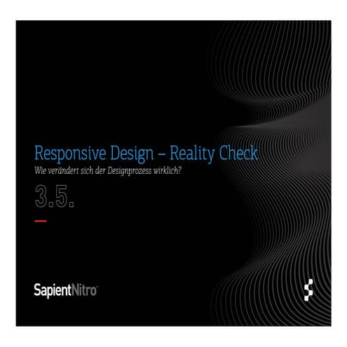 Responsive Design - Reality Check