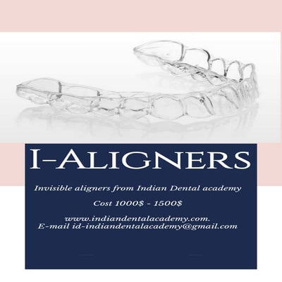 Invisible aligners for your orthodontics pratice