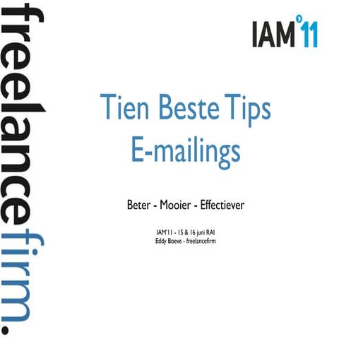 Tien Beste Tips E-mailings