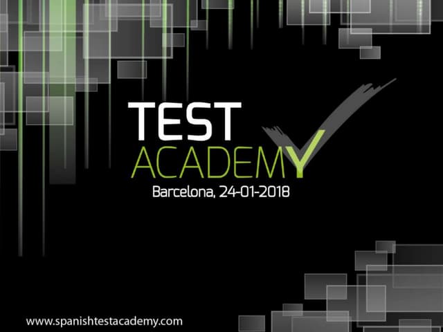I am a agile tester, because...(masterclass at the Barcelona Test Academy)