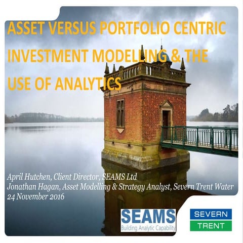 IAM conference: asset vs portfolio modelling 