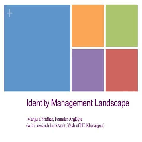 Workshop on Identity & Access Management.