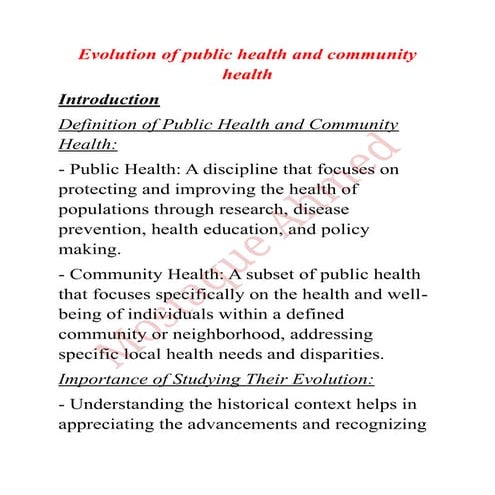 Evolution of public health and community health.pdf