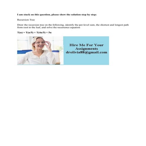 I am stuck on this question- please show the solution step by step- Re.pdf