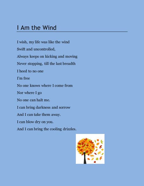 I am the wind