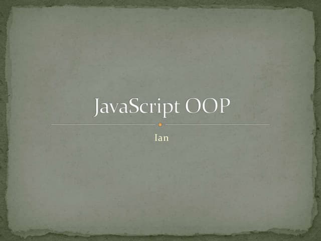 Ian 20150116 java script oop