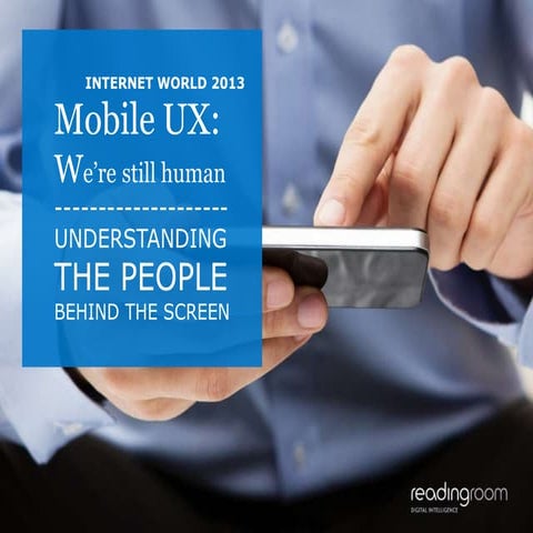 Mobile UX: We’re still human