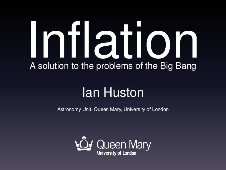 Inflation As A Solution To The Problems Of The Big Bang