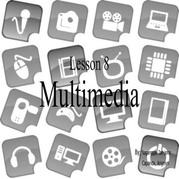 Lesson 8 Multimedia