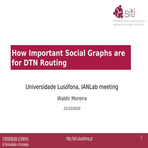 How Important Social Graphs are for DTN Routing