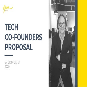 Ian Morrison @GKIM. Tech Founders Offer | PDF