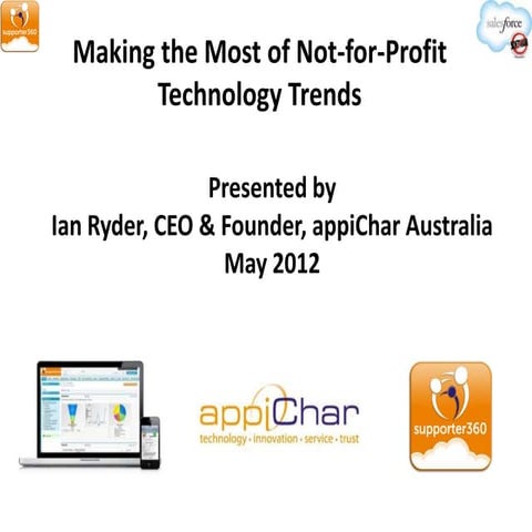 #CU12: Making the most of not-for-profit technology trends - Ian Ryder at Con...