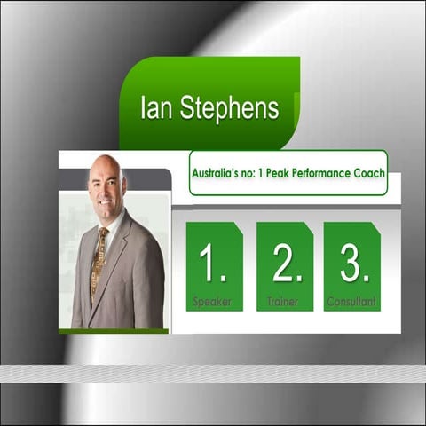 Ian stephens   australia's no 1 peak performance coach