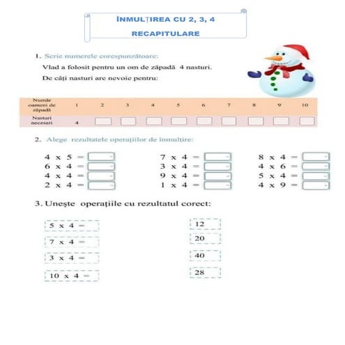 fise probleme matematica clasa 2