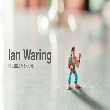Ian Waring - helping great managers succeed - available for interim hire
