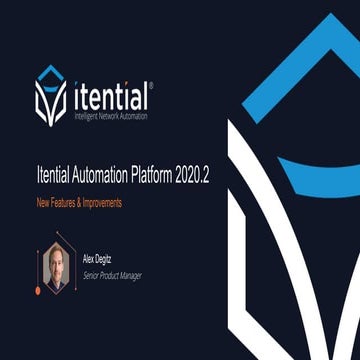 Itential Automation Platform 2020.2 Release
