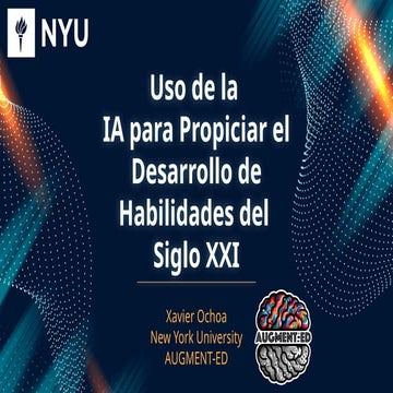 IA para el desarollo de habilidades del Siglo XXI