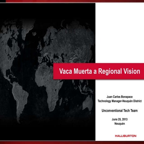 Iapg jornadas shale neuquén vaca muerta a regional vision- 2013 neuquén
