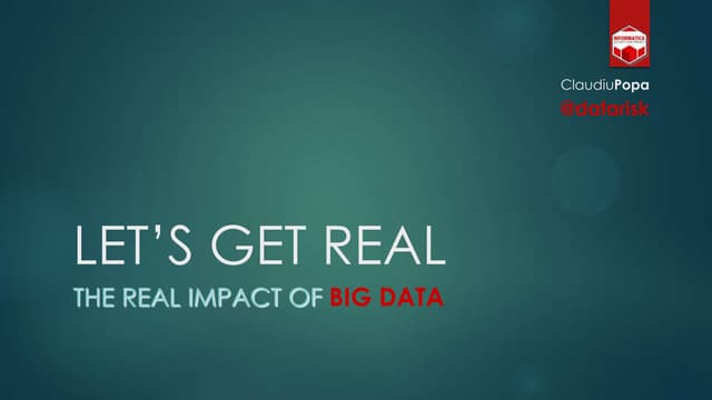 The REAL Impact of Big Data on Privacy