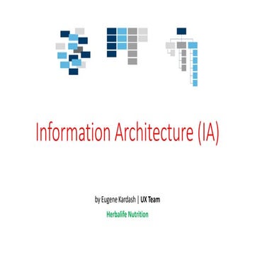Information Architecture (IA)