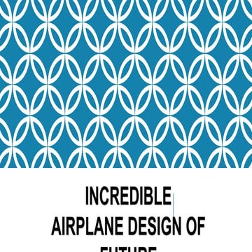 future  airplane design