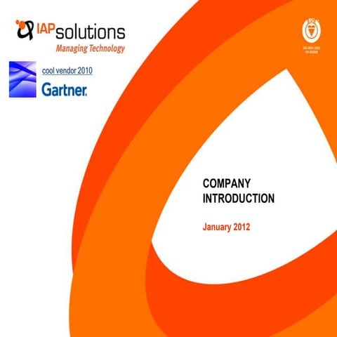 IAPsolutions' corporate presentation
