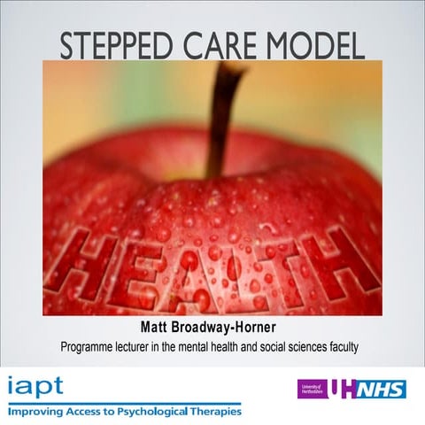 Iapt stepped care | PPT