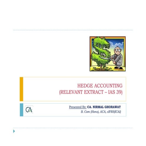 Ias 39   hedge accounting