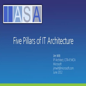 Iasa Five Pillars Presentation