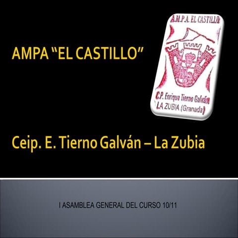 Ampa El Castillo - I asamblea Curso 2010/2011