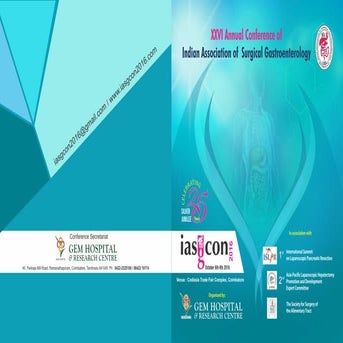 XXVI ANNUAL CONFERENCE OF INDIAN ASSOCIATION OF THE SURGICAL ...