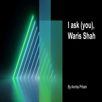 I ask (you), Waris Shah.pptx
