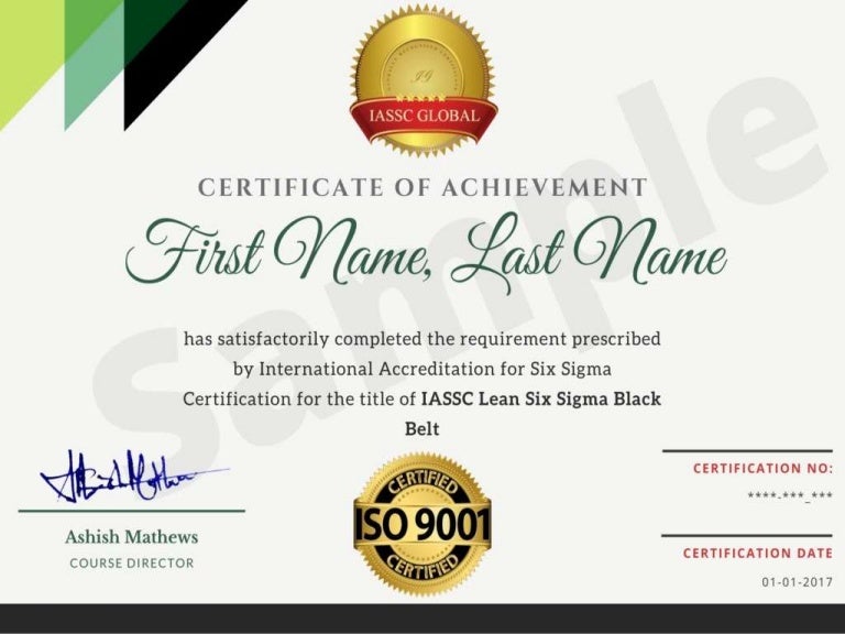 iassc lean six sigma