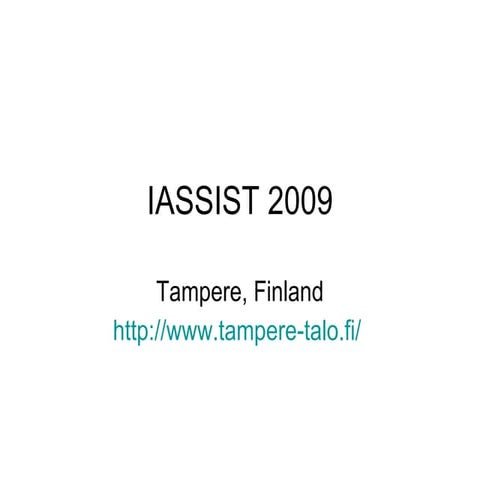 IASSIST 2009