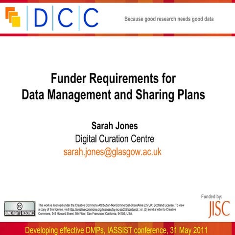 North American funders' DMP requirements