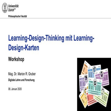 Learning-Design-Thinking mit Learning-Design-Karten