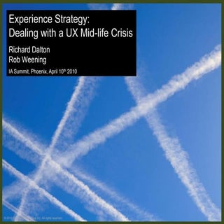 Experience Strategy: Dealing with a...