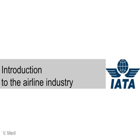 Introduction to Airline Industry