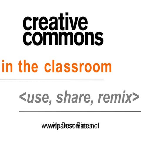 Creative Commons In The Classroom (IATEFL)