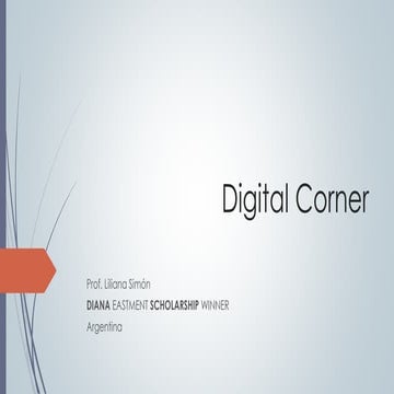  IATEFL Manchester 2015 Presentation:  Digital Corner