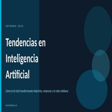 LAS TENDENCIAS DE LA INTELIGENCIA ARTIFICIAL PARA EL 2026 | PPTX