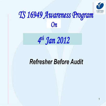 IATF Awareness Program  Training Material f