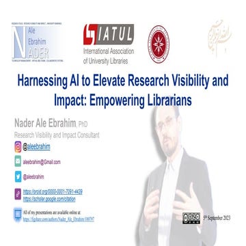 Harnessing AI to Elevate Research Visibility and Impact: Empowering Librarians
