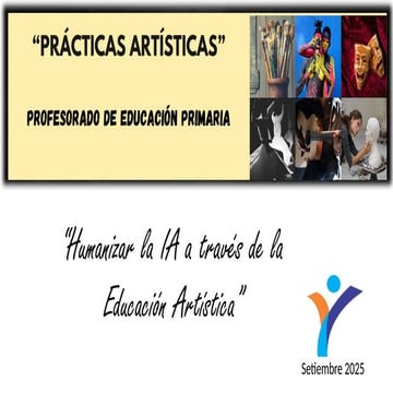 IA Y EDUCACIÓN ARTÍSTICA EN EL PROFESORADO DE EDUCACIÓN PRIMARIA