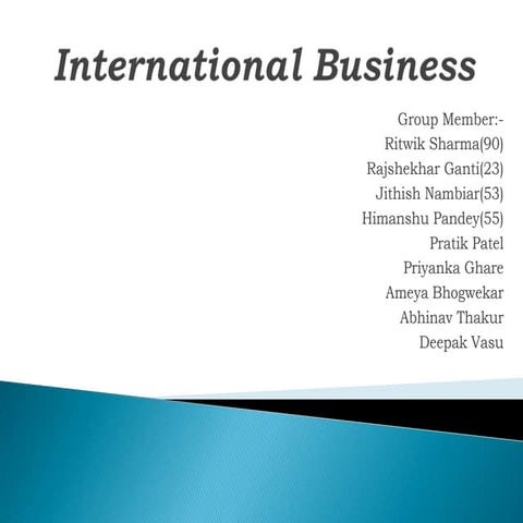 international trade agreement